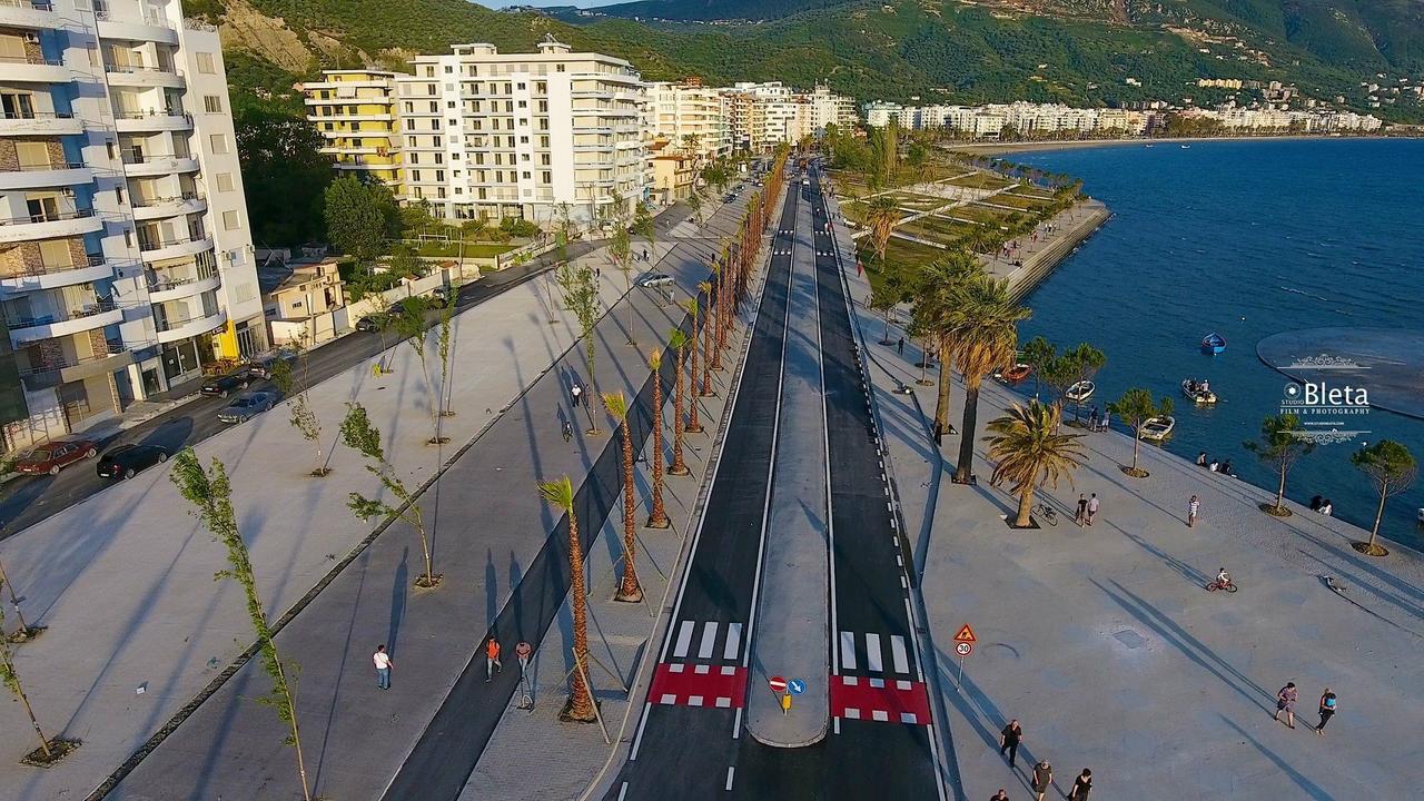 Rias Seaside Apartments Vlore Bagian luar foto